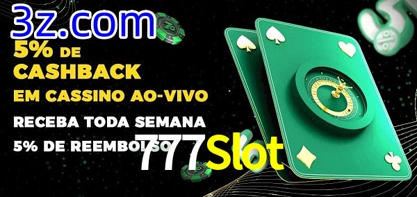Promoções do cassino ao Vivo 777Slot